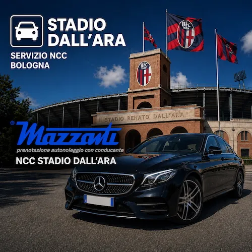 NCC stadio Dall'Ara con Auto Blu